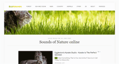 Desktop Screenshot of en.ecosounds.net